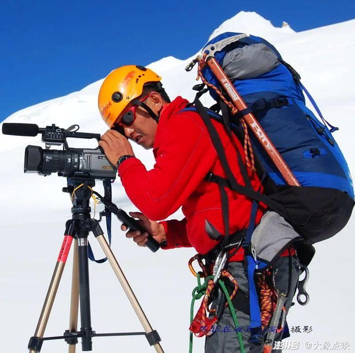 ▲开始尝试用影像纪录雪山