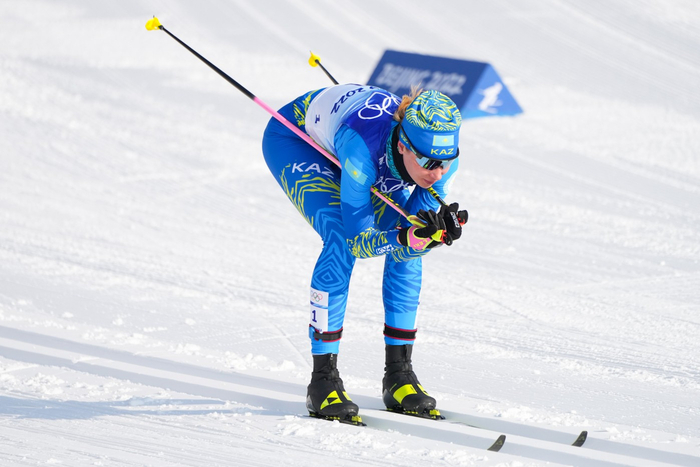 上图为瓦列里娅·秋列涅娃  北京冬奥会哈萨克斯坦代表团供图