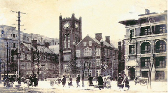 1893年在原址建造的第二代江海关