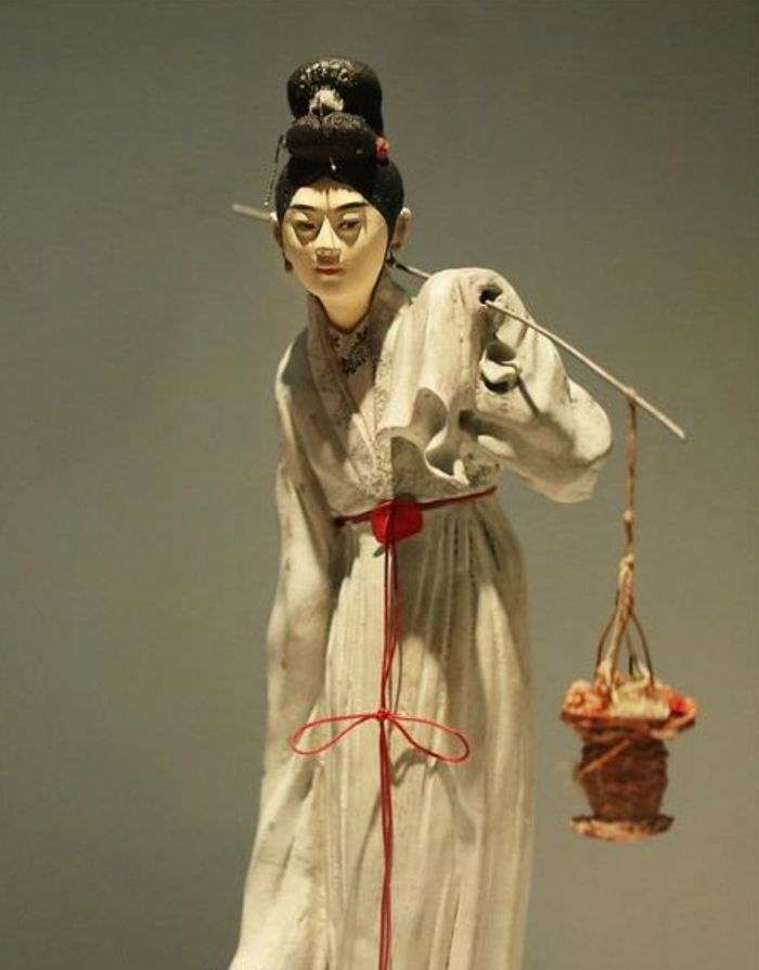 张玉亭塑《梅兰芳<黛玉葬花>》