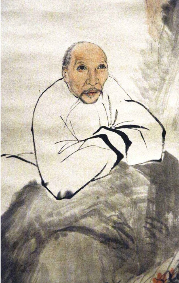 任伯年作《任淞云像》（局部），故宫博物院藏