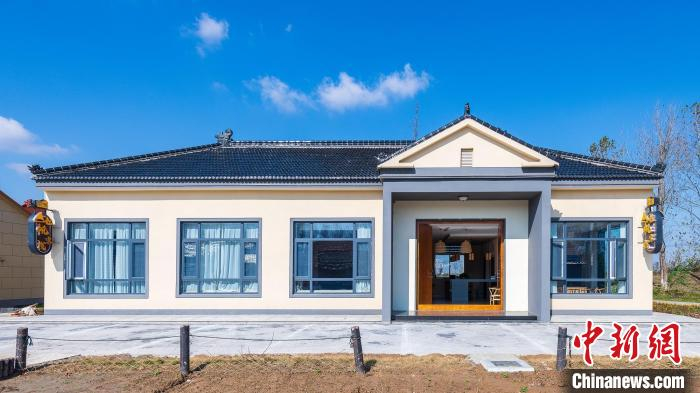 “红帆客栈”民宿。资料图 东台市弶港镇供图