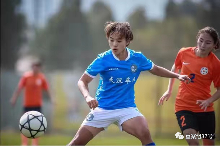 ▲资料图：江大女足比赛时的图片。受访者供图