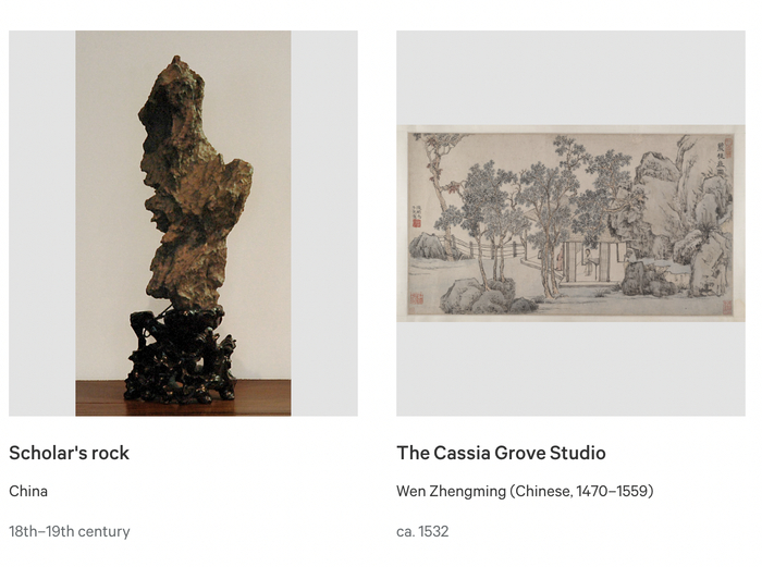 纽约大都会艺术博物馆官网相关展览资料