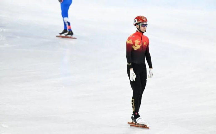 ▲武大靖表示，祖国需要定全力以赴。新京报记者 陶冉 摄