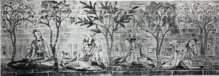 南朝竹林七贤砖画