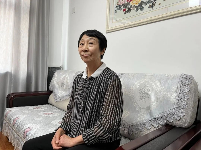 2022年2月14日，谈起孟庆余，韩平云眼里闪着泪花。新京报记者 杜寒三 摄