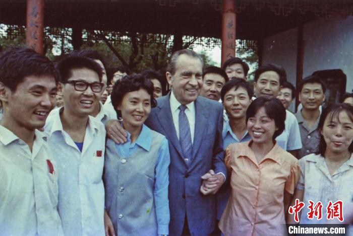 1982年9月，尼克松再访杭州 程学武 摄