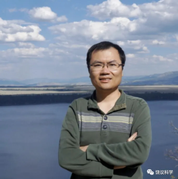 　在美国做博士后期间的周传