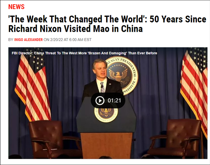 《新闻周刊》：改变世界的一周：尼克松访华 50 周年