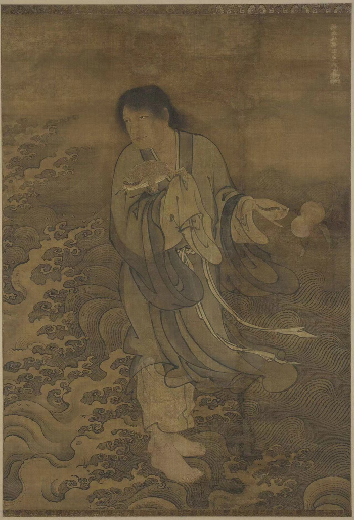 明 佚名 刘海金蟾图