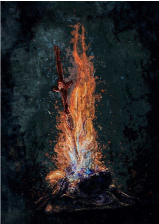 《黑暗之魂》中的篝火。