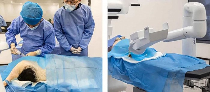 首次动物实验操作场景