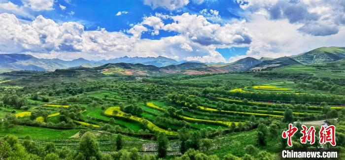 图为西宁市湟源县小高陵。　赵凛松 摄