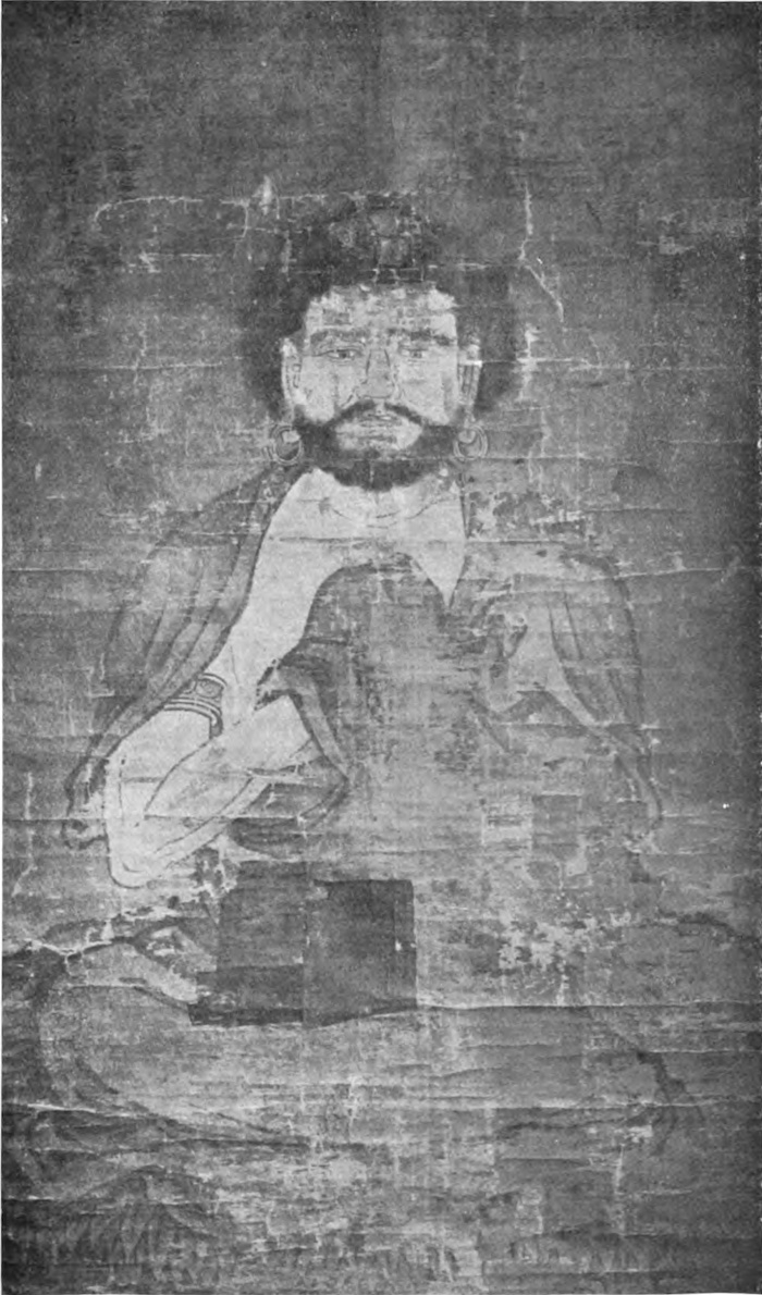 佚名《释迦牟尼像》，曾传为吴道子作品，美国弗利尔美术馆藏