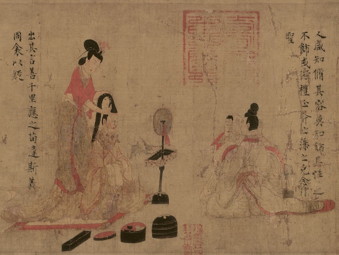 顾恺之《女史箴图》（局部），大英博物馆藏