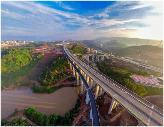 数据谷立交BD匝道 市住房城乡建委供图