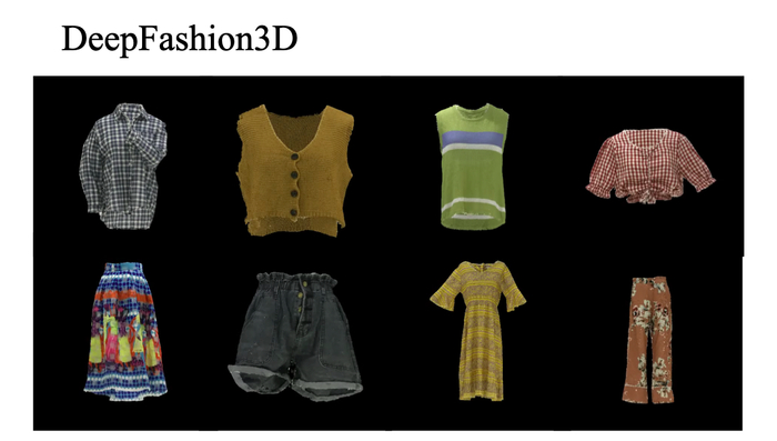 三位服装数据集展示图 图片由受访者提供