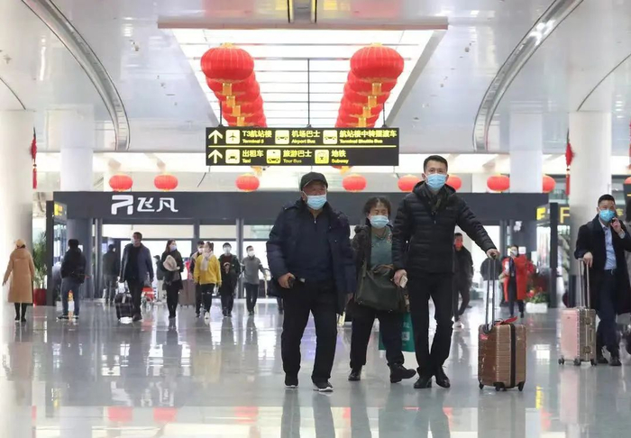 机场春运 重庆江北国际机场供图