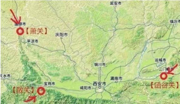 华夏历史千年政治中心,细数拱卫关中的几大重要关隘|函谷关|武关|关中平原|潼关|萧关_新浪新闻