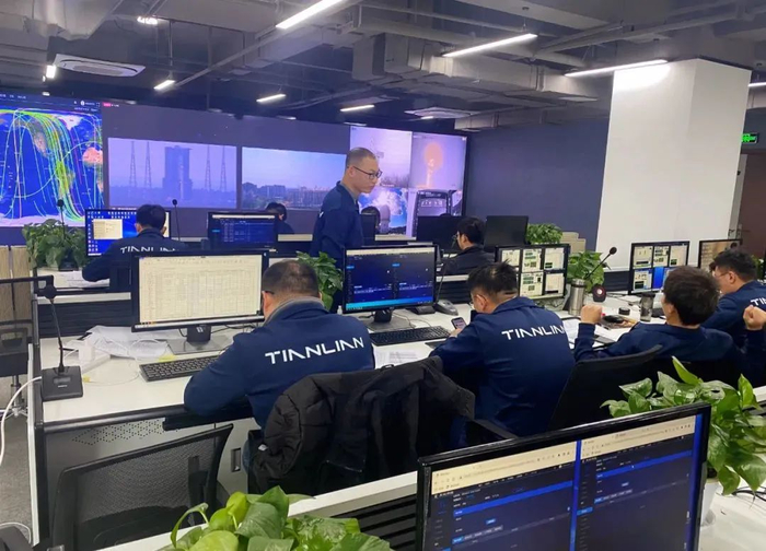 ▲天链测控保障卫星测控中