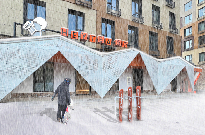 喜茶崇礼滑雪场店