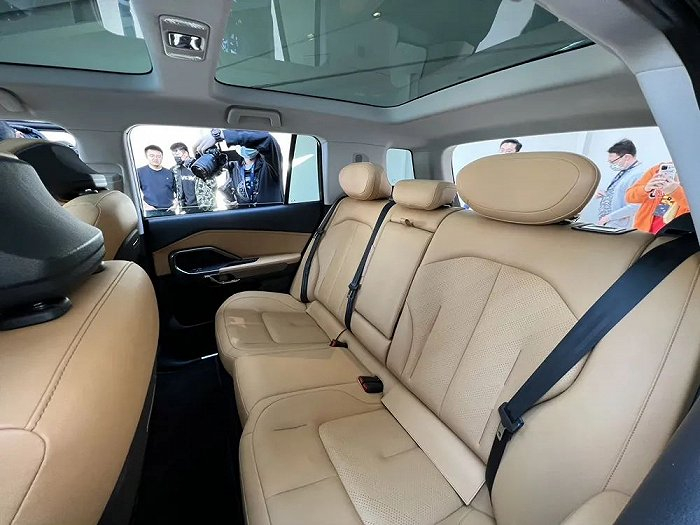 ▲自游家NV的后排座椅