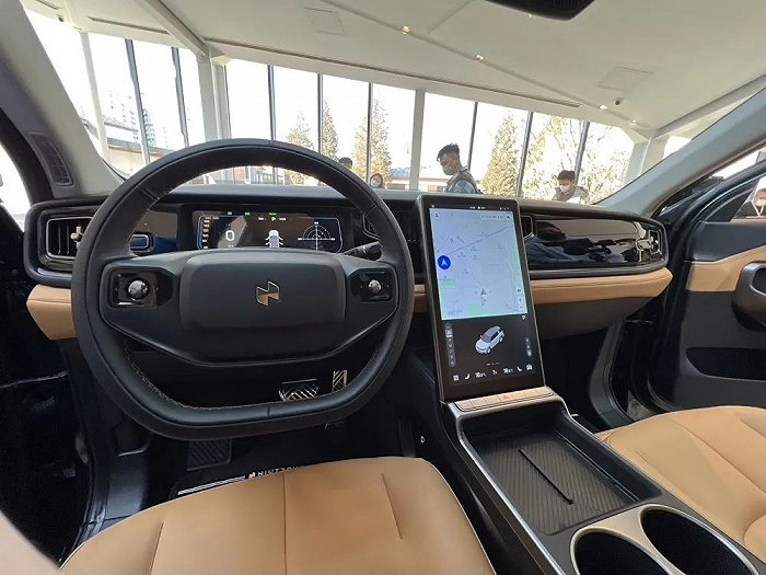 ▲自游家NV的中控台