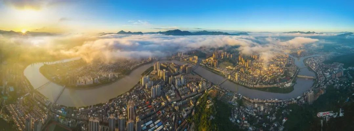 具有茶乡特色的现代化中等城市正在安溪加速照进现实。（林思宏 摄）