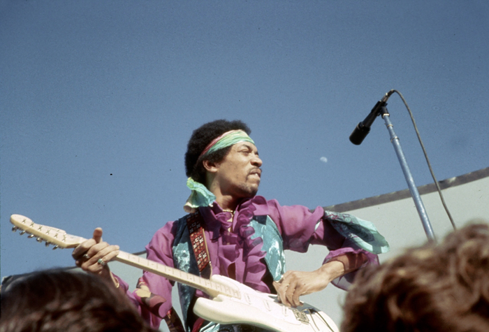 吉米·亨德里克斯在新港流行音乐节。 视觉中国 资料图