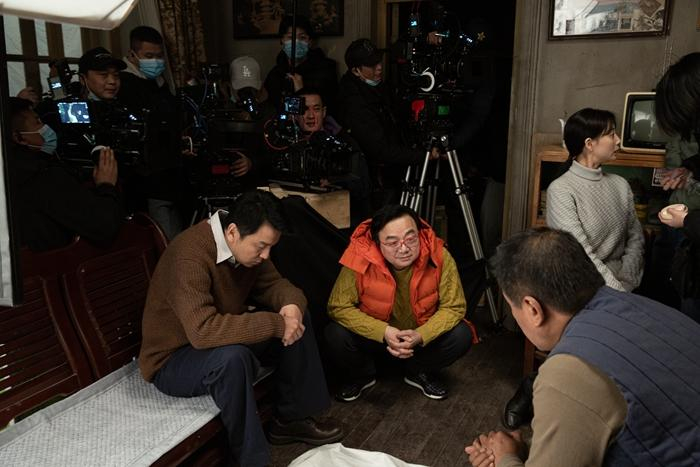 电视剧《人世间》拍摄现场。受访者供图