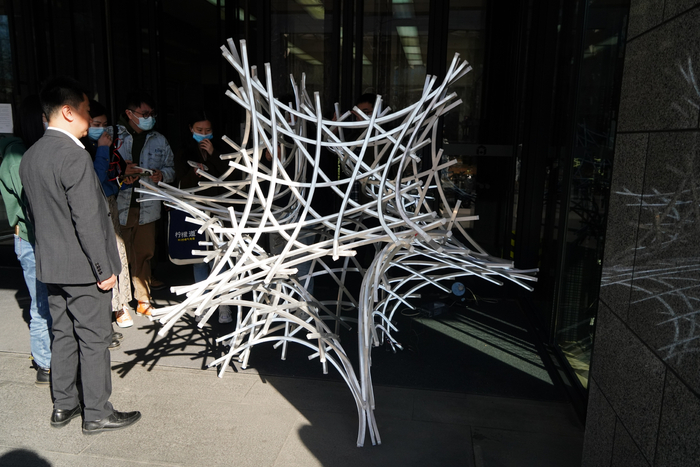 雪绒星设计展示。 澎湃新闻记者 高丹 图