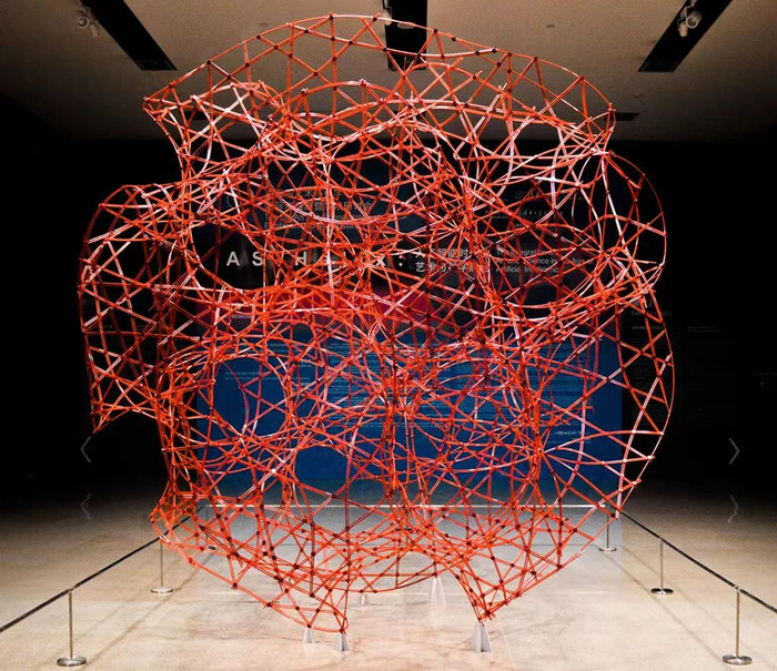 3D编制中国结。