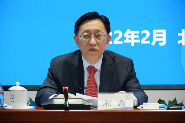 全国政协委员、中国节能环保集团党委书记、董事长宋鑫 &nbsp;&nbsp;澎湃新闻记者 周頔 摄