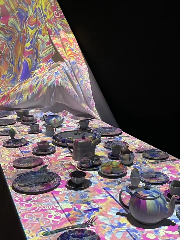 展览现场，经典场景复原