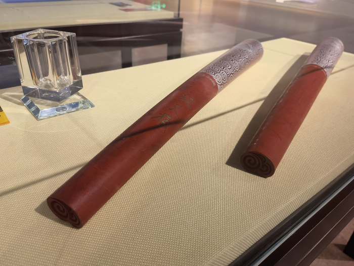  北京2008年奥运会的火炬。图/新京报记者 杨菲菲