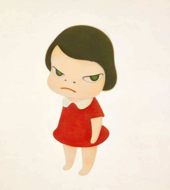 奈良美智 《背后藏刀》