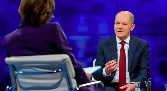 △德国总理朔尔茨3日晚接受采访