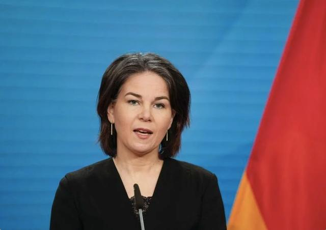 △德国联邦外长贝尔伯克（图片来源：德新社）