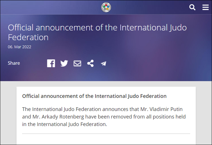 截图自国际柔联官网