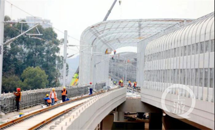 江跳线九龙园站施工现场  雷键 摄