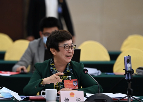 全国人大代表、辽宁大学副校长杨松。受访者 供图