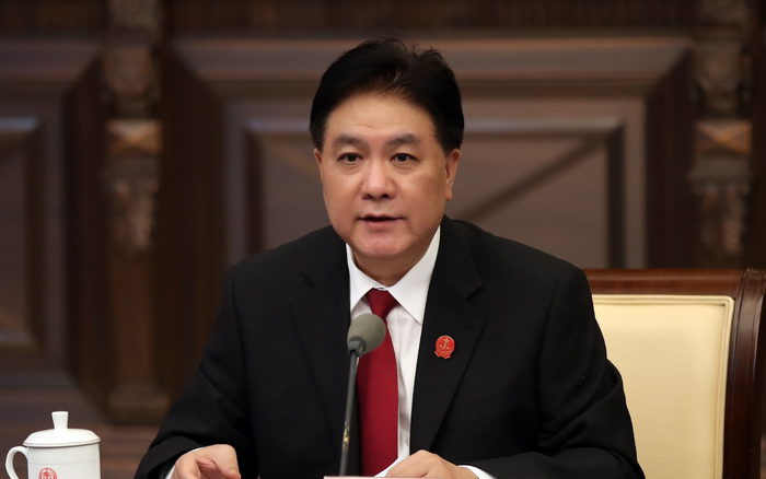 最高法审委会副部级专委刘贵祥。最高法供图