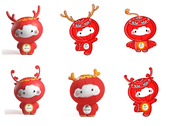 ▲“雪容融”阶段性设计方案。受访者供图