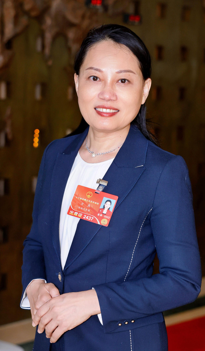全国人大代表方燕。受访者供图   