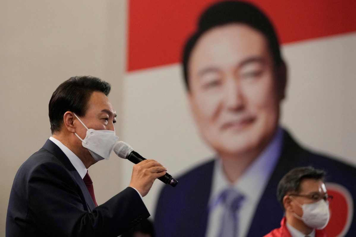 2022年3月10日，韩国首尔，据韩媒报道，韩国第20届总统选举结果揭晓。根据初步计票结果，代表国民力量党参选的尹锡悦当选新一任韩国总统。