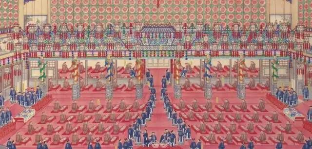 清朝皇帝大婚图|皇后|光绪|纳采礼筵宴图|皇后出宫至邸第图|仪式感_新浪新闻