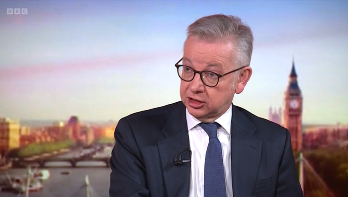 戈夫接受BBC采访 视频截图