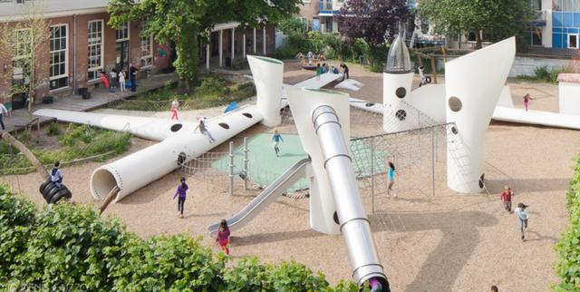 图源：荷兰Superuse Studios 官网 叶片游乐场项目