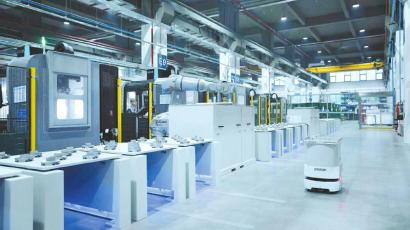 博智林智能制造工厂自动化生产线。